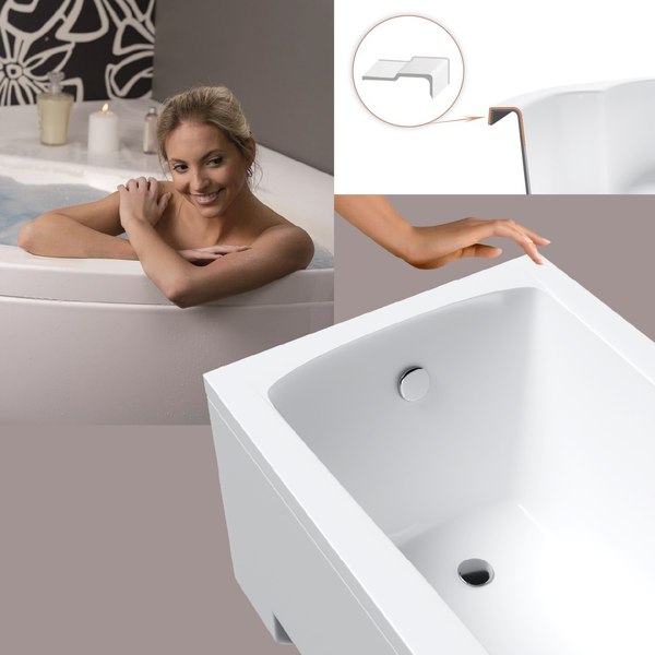 Ванна акриловая Lauter Bianca 160 / 21207160