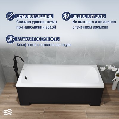 Ванна акриловая Lauter Bianca 150 / 21207150