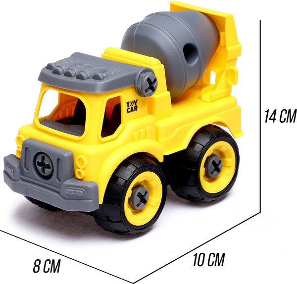 Игрушка-конструктор Sima-Land Бетономешалка D918 / 7016002