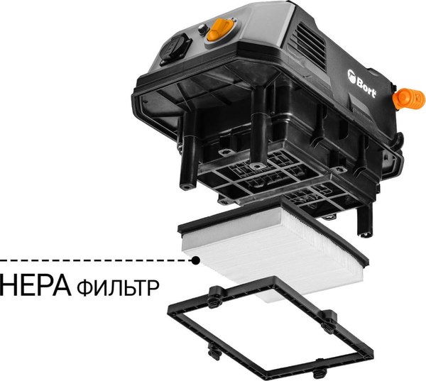 Профессиональный пылесос Bort BAX-700 (93418118)