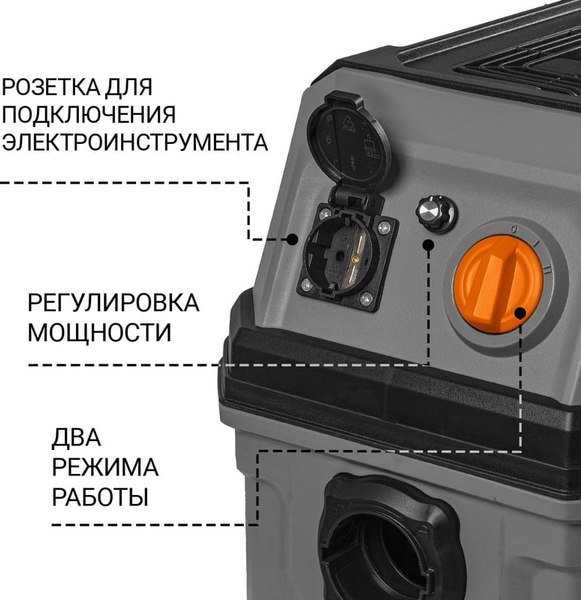 Профессиональный пылесос Bort BAX-700 (93418118)