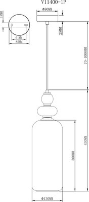 Потолочный светильник Moderli Tamina / V11400-1P