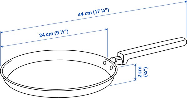 Блинная сковорода Ikea Миддагсмат 505.452.30