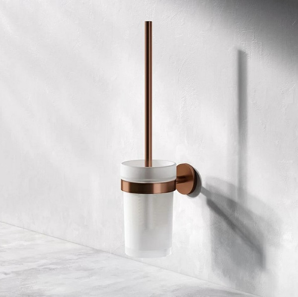 Ершик для унитаза AM.PM X-Joy A85A33344 (розовое золото)