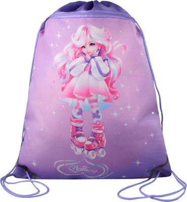 Мешок для обуви Феникс+ Девочка на роликах / 69168 - фото