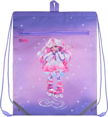 Мешок для обуви Феникс+ Девочка на роликах / 69168