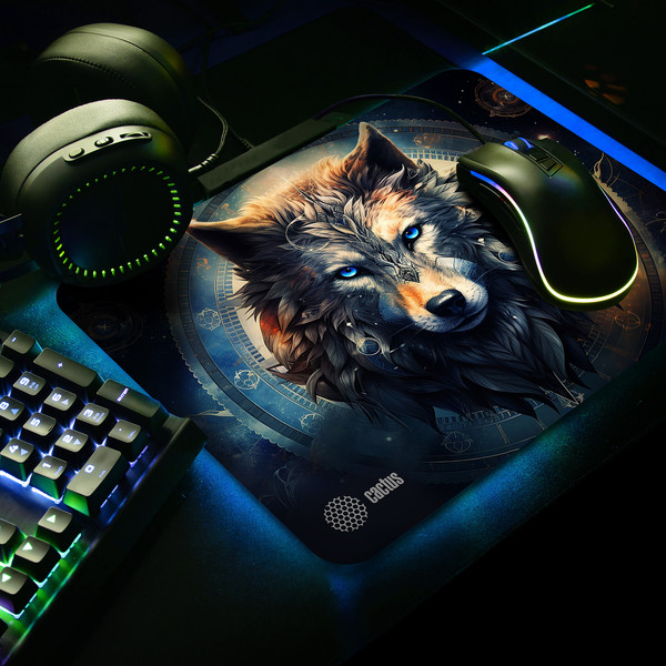 Коврик для мыши Cactus Wolf / CS-MP-PRO20XL
