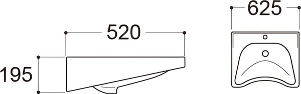 Умывальник Aquatek AQ2211-00