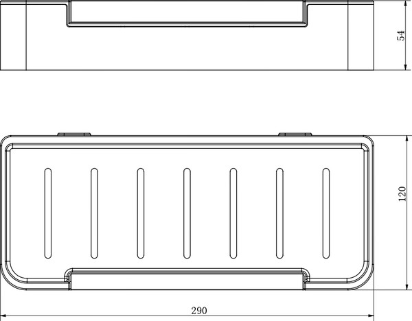 Полка для ванной Aquatek AQ4966CR