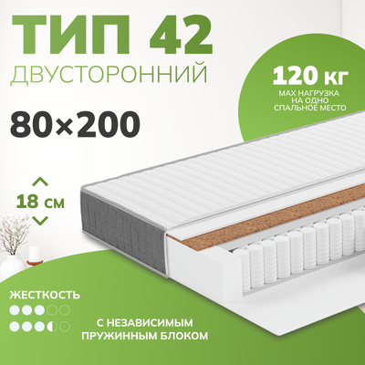 Матрас Mio Tesoro Тип 42 Bella Note Elegant 80x200 - фото