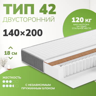 Матрас Mio Tesoro Тип 42 Bella Note Elegant 140x200 - фото