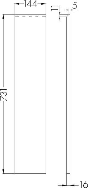 Фасад для мебели в ванную Акватон Лондри 20 / 1A275001LH010