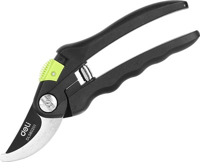 Секатор механический Deli EDL580201 (черный/зеленый) - фото