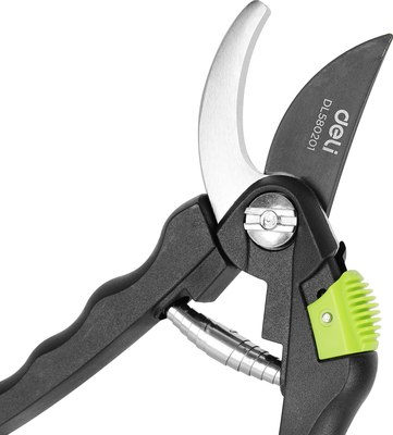 Секатор механический Deli EDL580201 (черный/зеленый)