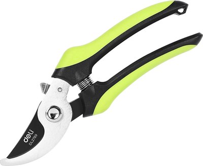 Секатор механический Deli EDL2789 (черный/зеленый) - фото