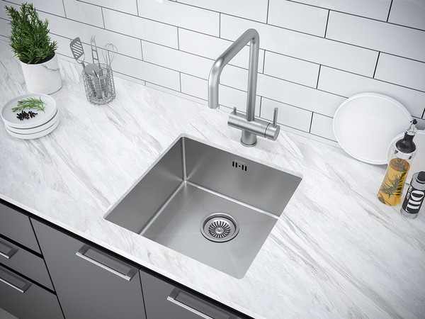 Мойка кухонная Paulmark PM254444-BS