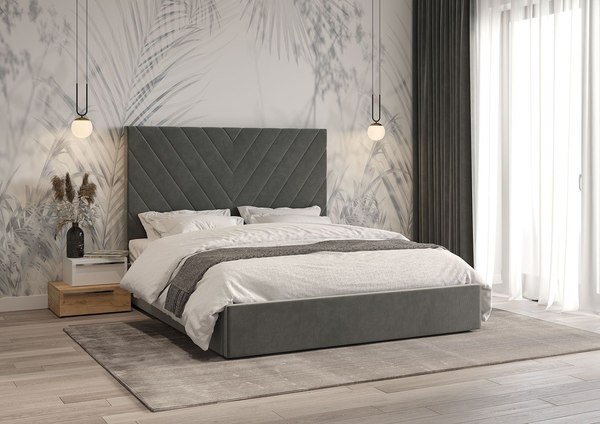 Двуспальная кровать Bravo Мебель Ирма 160x200 без ПМ Стандарт 2 Вариант