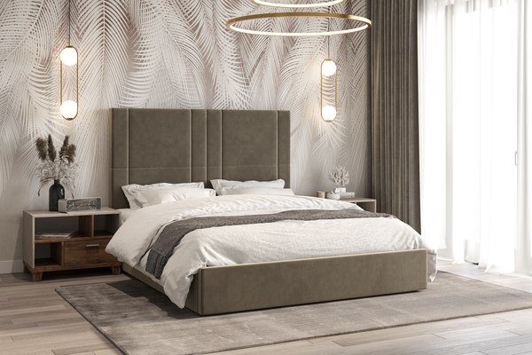 Двуспальная кровать Bravo Мебель Клео 160x200 без ПМ Стандарт 1 Вариант