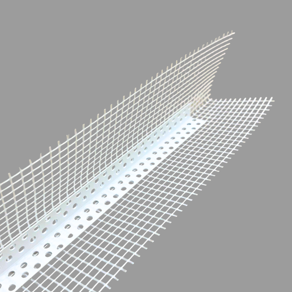 Уголок штукатурный Profilsystems ПВХ с армирующей сеткой 7.5x7.5