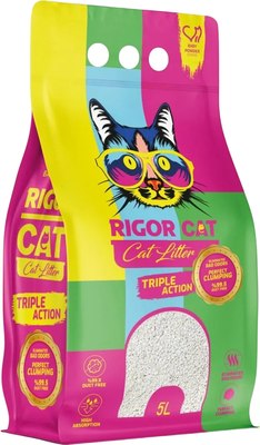 Наполнитель для туалета Rigor Cat Детская присыпка - фото