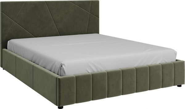 Полуторная кровать Bravo Мебель Нельсон 120x200 без ПМ Стандарт Абстракция 1 Вариант - фото