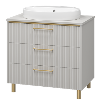 Тумба с умывальником Brevita Elche 80 / ELC-0080-0302Я+0116