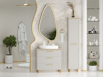 Тумба с умывальником Brevita Elche 80 / ELC-0080-0302Я+0116