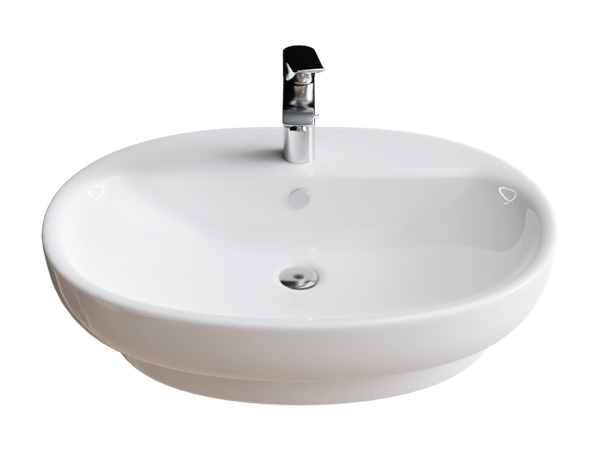 Тумба с умывальником Brevita Elche 80 / ELC-01080-0502Я+0116