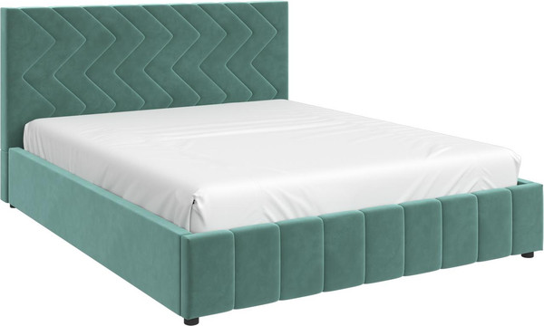 Полуторная кровать Bravo Мебель Нельсон 120x200 без ПМ Стандарт Зигзаг 4 Вариант - фото