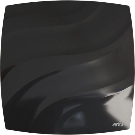 Вентилятор накладной ERA D100 Wave Black classic