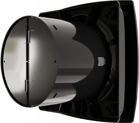 Вентилятор накладной ERA D100С Wave Black classic