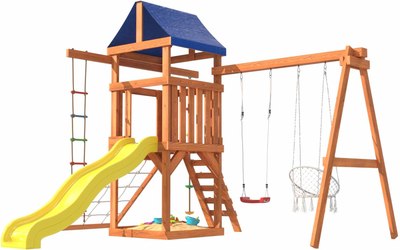 Игровой комплекс National Tree Company Fun Land с мини сеткой / ДКПМ-2 - фото