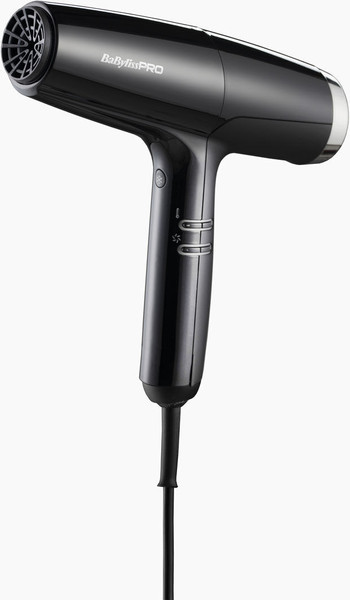 Профессиональный фен BaByliss Pro Falco Black And Silver BAB8550BE