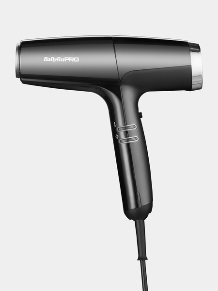 Профессиональный фен BaByliss Pro Falco Black And Silver BAB8550BE
