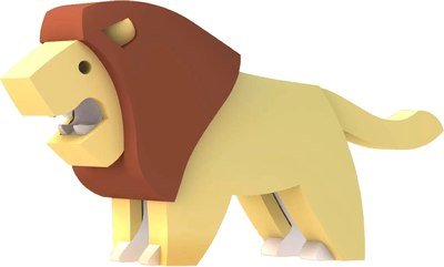 Игрушка-конструктор Halftoys Animal Лев HAS001 - фото