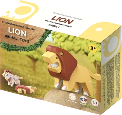 Игрушка-конструктор Halftoys Animal Лев HAS001