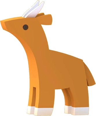 Игрушка-конструктор Halftoys Animal Импала HAS002 - фото