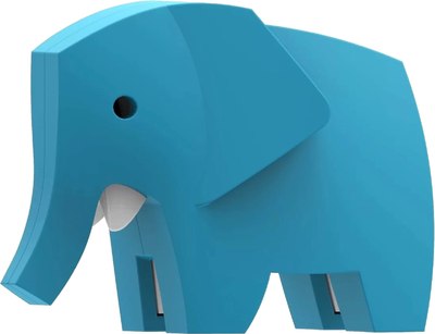 Игрушка-конструктор Halftoys Animal Слон HAS004 - фото