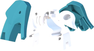 Игрушка-конструктор Halftoys Animal Слон HAS004