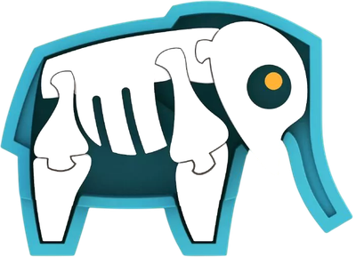 Игрушка-конструктор Halftoys Animal Слон HAS004