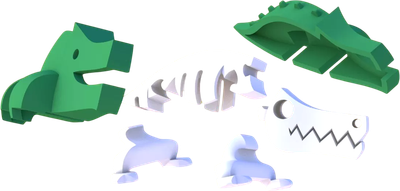 Игрушка-конструктор Halftoys Animal Крокодил HAS006
