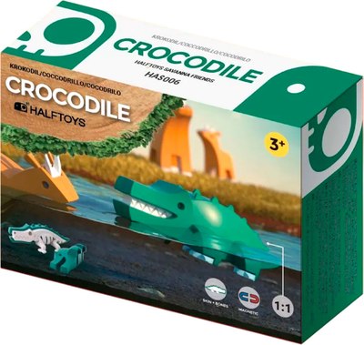 Игрушка-конструктор Halftoys Animal Крокодил HAS006