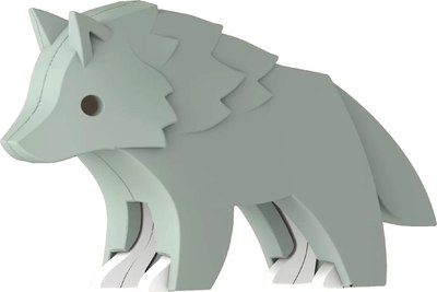Игрушка-конструктор Halftoys Animal Волк HAS007 - фото
