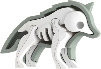 Игрушка-конструктор Halftoys Animal Волк HAS007