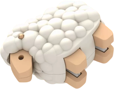 Игрушка-конструктор Halftoys Animal Овца HAS008