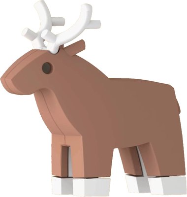 Игрушка-конструктор Halftoys Animal Олень HAS010 - фото