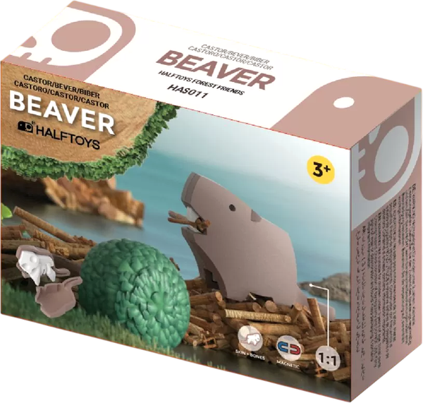 Игрушка-конструктор Halftoys Animal Бобр HAS011