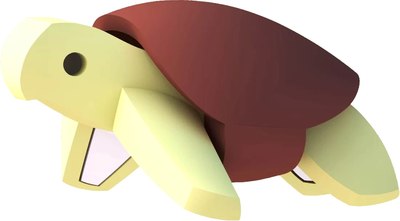 Игрушка-конструктор Halftoys Ocean Зеленая черепаха HOS003 - фото