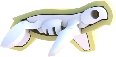 Игрушка-конструктор Halftoys Ocean Зеленая черепаха HOS003