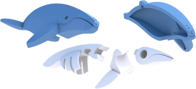 Игрушка-конструктор Halftoys Ocean Горбатый кит HOS004